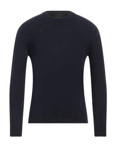 Altea Man Sweater Midnight Blue Size Xs Virgin Wool In Black