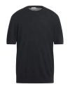 Altea Man Sweater Midnight Blue Size S Linen, Cotton