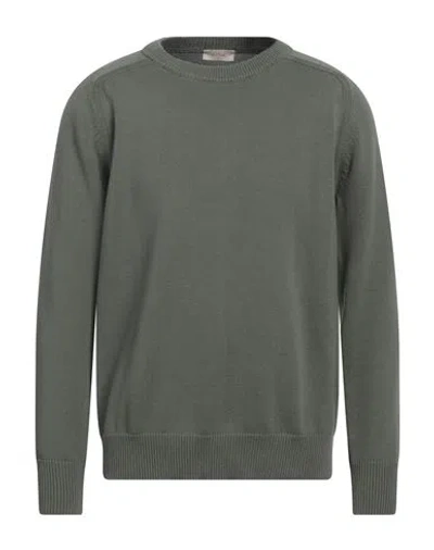Altea Man Sweater Military Green Size L Cotton