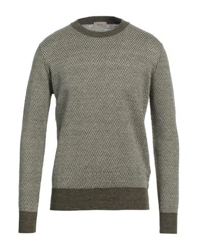 Altea Man Sweater Military Green Size L Linen