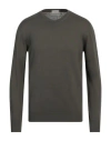 Altea Man Sweater Military Green Size L Linen, Cotton