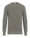 Altea Man Sweater Military Green Size L Linen, Cotton