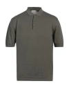 Altea Man Sweater Military Green Size L Linen, Cotton