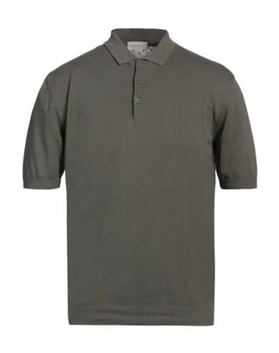 Altea Man Sweater Military Green Size L Linen, Cotton