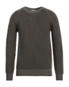 Altea Man Sweater Military Green Size L Virgin Wool