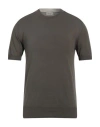 Altea Man Sweater Military Green Size S Linen, Cotton In Green