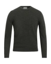 Altea Man Sweater Military Green Size M Virgin Wool In Green