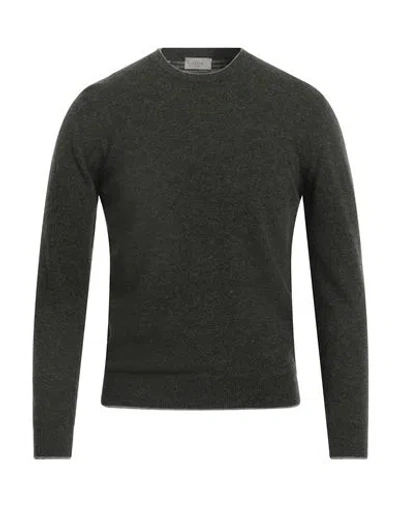 Altea Man Sweater Military Green Size M Virgin Wool
