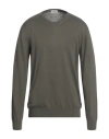 Altea Man Sweater Military Green Size Xl Linen, Cotton