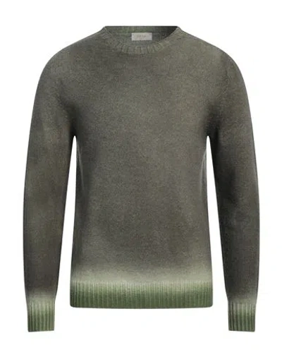 Altea Man Sweater Military Green Size L Virgin Wool, Cashmere