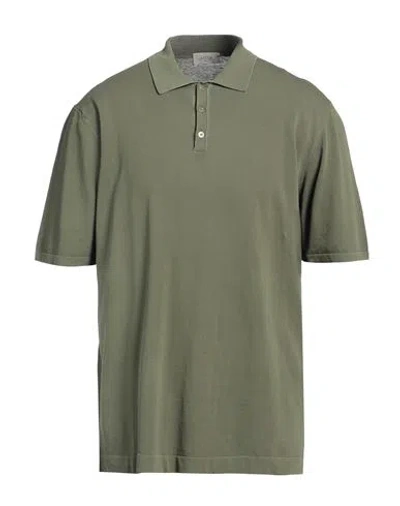 Altea Man Sweater Military Green Size Xxl Cotton