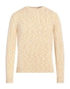 Altea Man Sweater Mustard Size L Linen, Cotton In Yellow