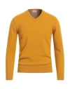 Altea Man Sweater Mustard Size S Virgin Wool In Yellow