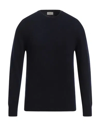 Altea Man Sweater Navy Blue Size M Virgin Wool In Navy Blue