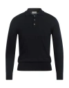 Altea Man Sweater Navy Blue Size M Virgin Wool
