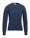 Altea Man Sweater Navy Blue Size S Virgin Wool In Navy Blue