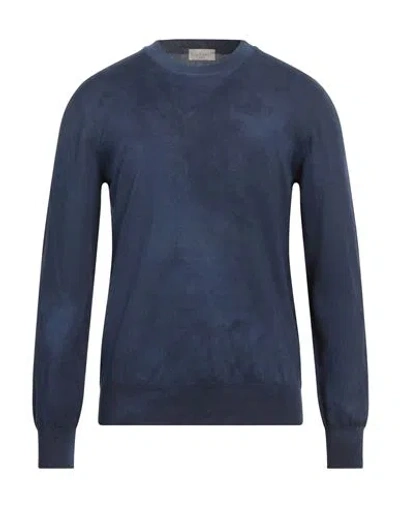 Altea Man Sweater Navy Size L Cotton