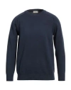 Altea Man Sweater Navy Size L Cotton In Navy