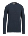 Altea Man Sweater Navy Size L Cotton, Polyamide