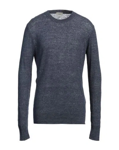 Altea Man Sweater Navy Size L Linen