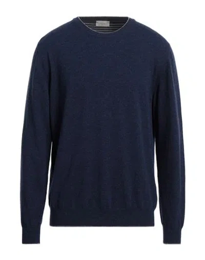 Altea Man Sweater Navy Blue Size S Virgin Wool
