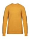 Altea Man Sweater Ocher Size L Virgin Wool In Yellow