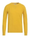 Altea Man Sweater Ocher Size L Virgin Wool In Yellow