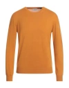 Altea Man Sweater Marigold Size Xl Linen, Cotton In Yellow