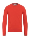 Altea Man Sweater Orange Size L Virgin Wool