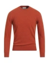 Altea Man Sweater Orange Size M Virgin Wool