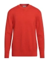 Altea Man Sweater Orange Size Xl Virgin Wool