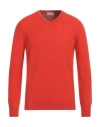 Altea Man Sweater Orange Size Xxl Virgin Wool