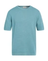 Altea Man Sweater Pastel Blue Size M Linen, Cotton