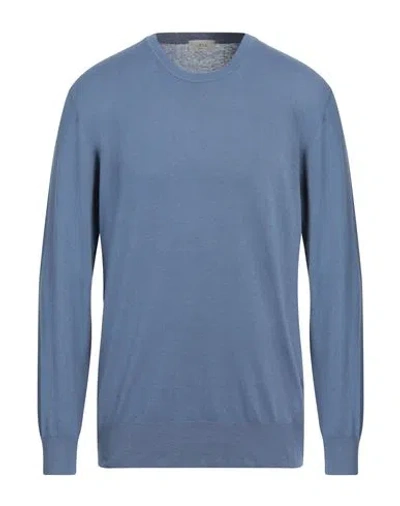 Altea Man Turtleneck Slate Blue Size Xxl Virgin Wool