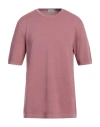 Altea Man Sweater Antique Rose Size Xxxl Linen, Cotton In Pink