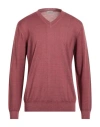 Altea Man Sweater Pastel Pink Size M Virgin Wool In Pink