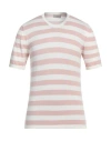 Altea Man Sweater Antique Rose Size S Cotton, Silk In Pink