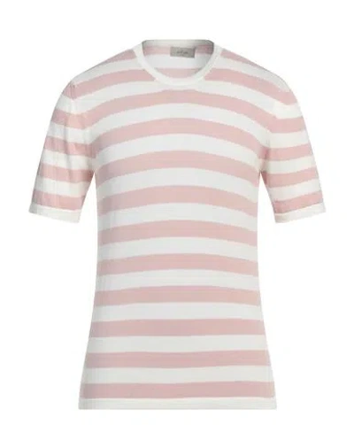 Altea Man Sweater Antique Rose Size S Cotton, Silk In Pink