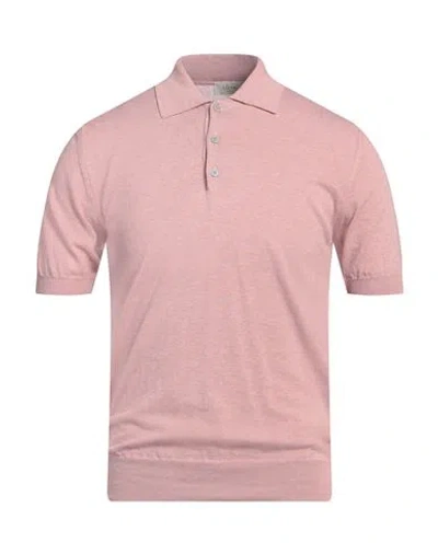 Altea Man Sweater Pink Size M Cotton In Pink
