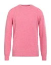 Altea Man Sweater Pink Size S Virgin Wool In Pink
