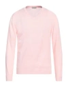 Altea Man Sweater Light Pink Size Xl Cotton In Pink
