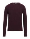 Altea Man Sweater Plum Size M Virgin Wool In Purple