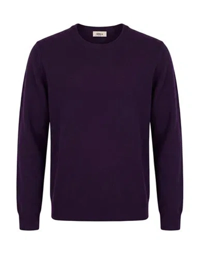 Altea Man Sweater Purple Size L Virgin Wool
