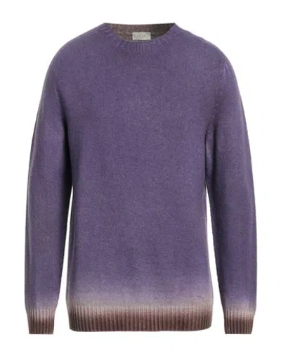 Altea Man Sweater Purple Size Xl Virgin Wool, Cashmere