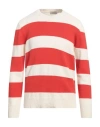 Altea Man Sweater Red Size L Cotton, Polyamide