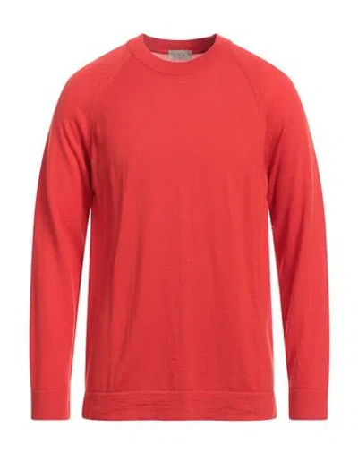 Altea Man Sweater Red Size L Virgin Wool