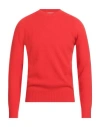Altea Man Sweater Red Size M Virgin Wool
