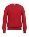 Altea Man Sweater Red Size M Virgin Wool