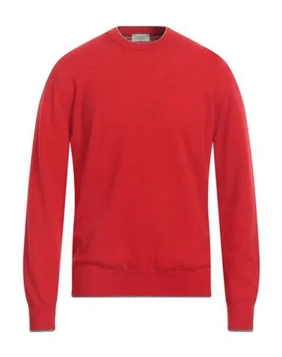 Altea Man Sweater Red Size Xxxl Virgin Wool