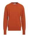 Altea Man Sweater Rust Size L Alpaca Wool, Polyamide, Wool